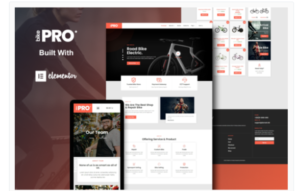 BikePro - WooCommerce Elementor Template Kit