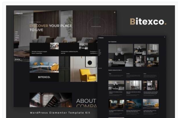 Bitexco - Creative Interior Elementor Template Kit