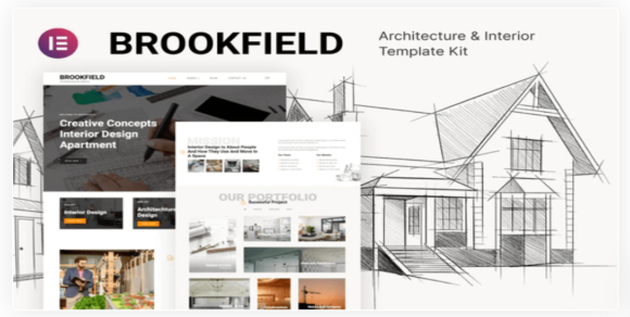 Brookfield – Architecture & Interior Design Template Kit