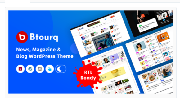 Btourq - WordPress News Magazine Theme