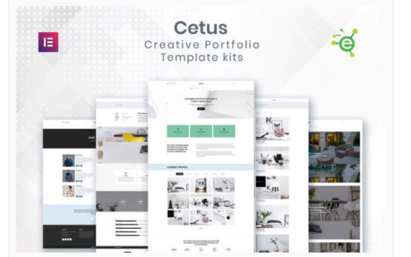 CETUS - Creative Portfolio Elementor Template Kit
