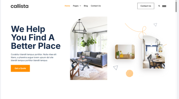 Callista Real Estate Elementor Template Kit