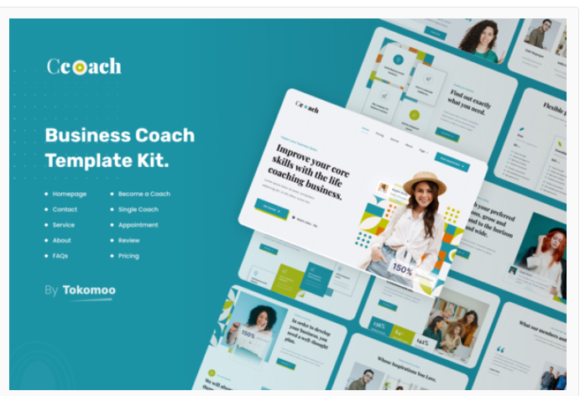 Ccoach | Business Coach Elementor Template Kit
