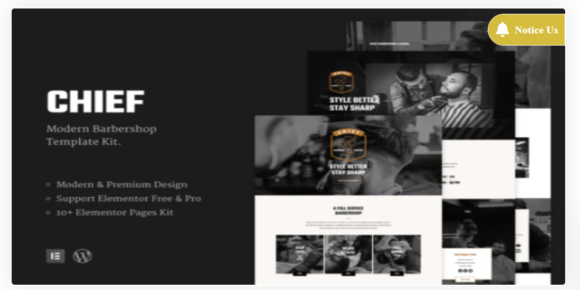 Chief - Modern Barbershop Template Kit