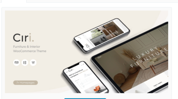 Ciri - Furniture & Interior WooCommerce Theme