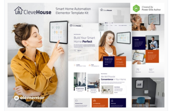 Clevehouse – Smart Home Automation Elementor Template Kit