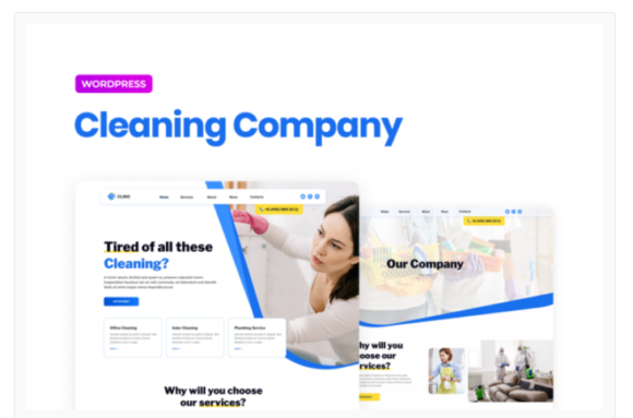 Clino – Cleaning Business Elementor Template Kit