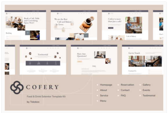 Cofery | Restaurant & Cafe Elementor Template Kit