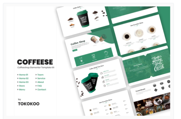 Coffesse | Cafe & Coffee Shop Elementor Template Kit
