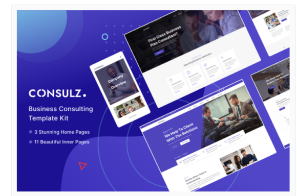 Consulz - Consulting Company Elementor Template Kit