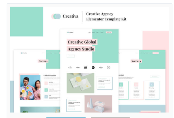Creativa - Creative Agency Elementor Template Kit