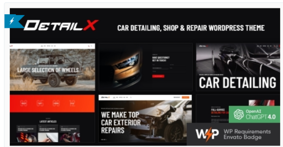 DetailX - Car Detailing, Shop & Repair Theme