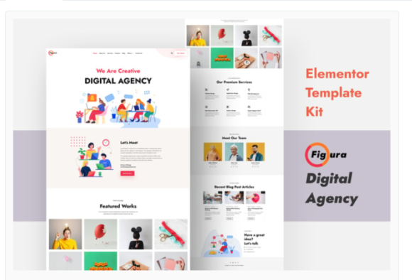 Figura - Creative Agency Elementor Template Kit