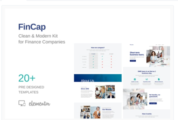 FinCap - Finance Template Kit