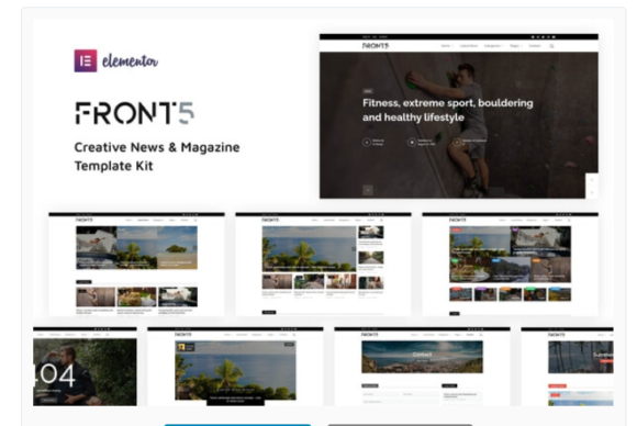 FrontFive - Creative News & Magazine Template Kit