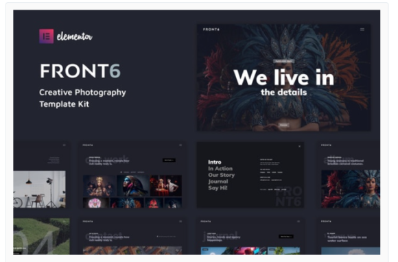 FrontSix - Creative Photography Template Kit