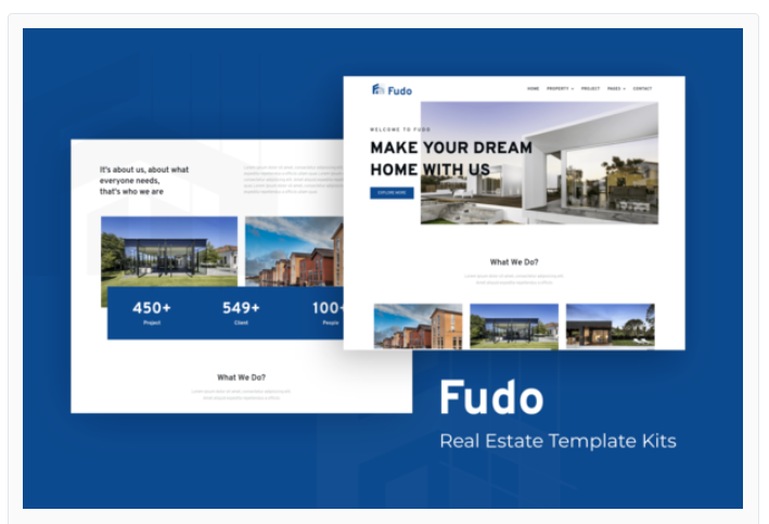 Fudo - Real Estate Elementor Template Kit