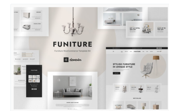 Funiture - Furniture Shop Elementor Template Kit