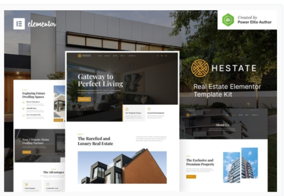Hestate – Real Estate Elementor Template Kit