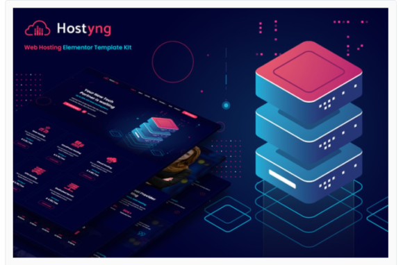 Hostyng - Web Hosting Elementor Template Kit