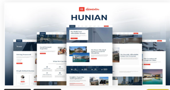 Hunian - Real Estate Elementor Template Kit