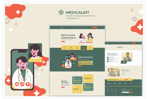Medicalkit - Health & Clinical Care Elementor Template Kit