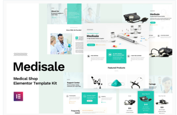 Medisale - Medical Shop Elementor Template Kit