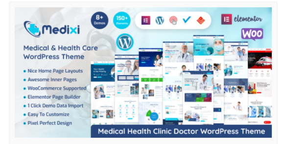 Medixi - Doctor & Medical Health Care WordPress Theme