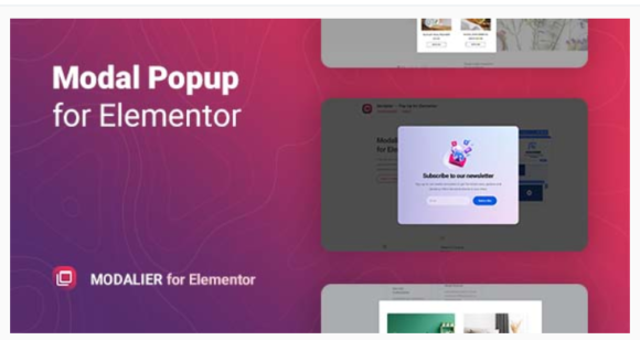 Modalier - Modal Popup Window for Elementor plugin