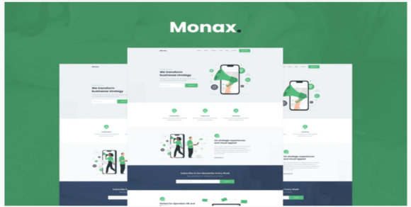 Monax - Saas & Startup Elementor Template Kit