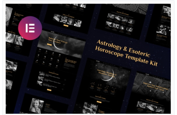 Mystik | Astrology & Esoteric Horoscope Elementor Template Kit