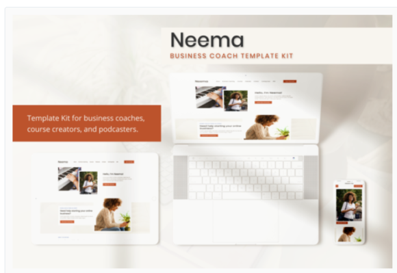 Neema - Business Coach Elementor Template Kit
