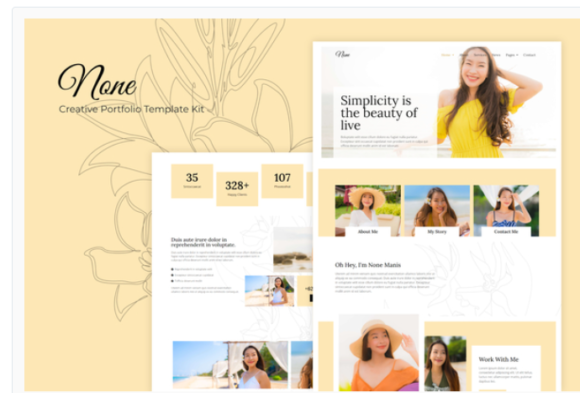 None - Stylish Fashion Elementor Template Kit