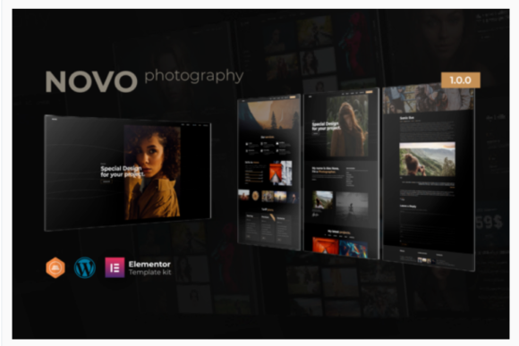 Novo - Photography Elementor Template Kit