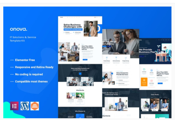 Onova - Technology IT Solutions Elementor Template Kit