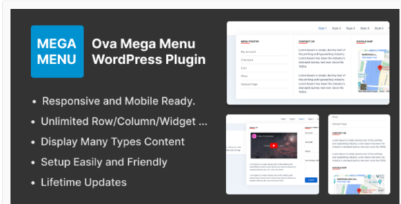 Ova Mega Menu WordPress Plugin