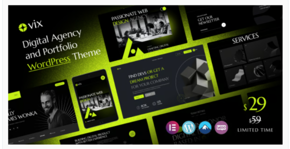 Ovix - Digital Agency & Creative Portfolio WordPress Theme