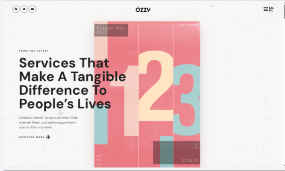 Ozzy Graphic Design Firm and Agency Elementor Template Kit