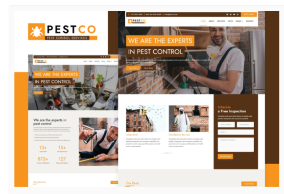 Pestco - Pest Control Elementor Template Kit