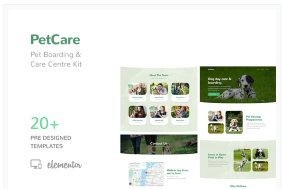 PetCare - Pet Boarding and Care Centre Template Kit