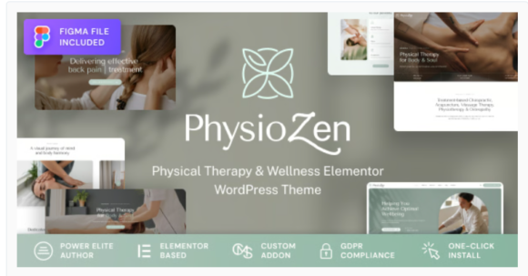 PhysioZen - Chiropractor & Physiotherapy Wellness WordPress Theme