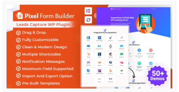 Pixel - Form Builder and Leads Capture WordPress Plugin