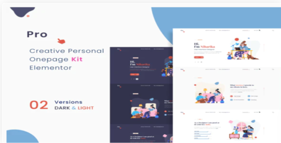 Prokit – Personal Portfolio Elementor Template Kit