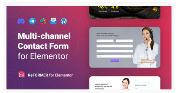 ReFormer – Multichannel Contact Form for Elementor