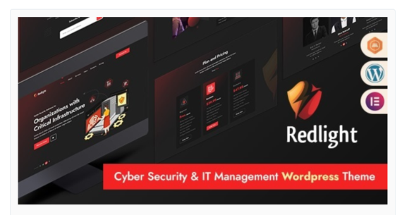 Redlight Cyber Security & IT Management WordPress Theme