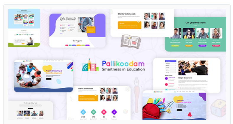 School WordPress Theme- Pallikoodam