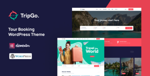 Tour booking wordpress theme tripgo