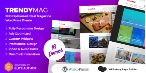 Trendymag wordpress news magazine blog theme