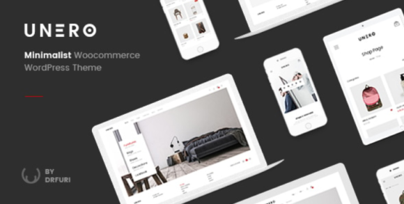 Unero minimalist woocommerce wordpress theme