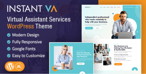 Instant va virtual assistant wordpress theme